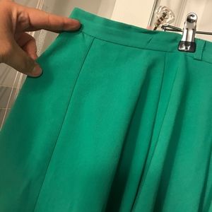 ASOS Curve Green Skater Skirt